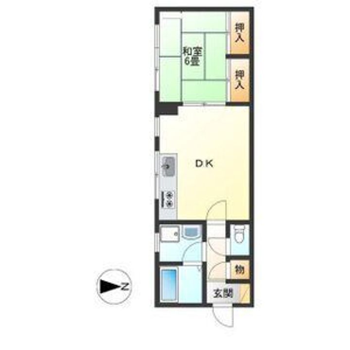 峰ヶ丘ハイツの間取り