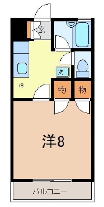 コーポ山喜の間取り