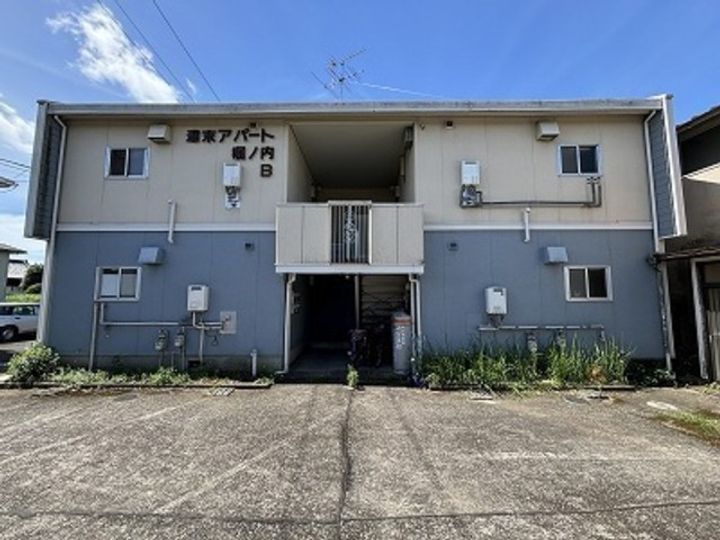 津末アパート堀ノ内 B棟の外観