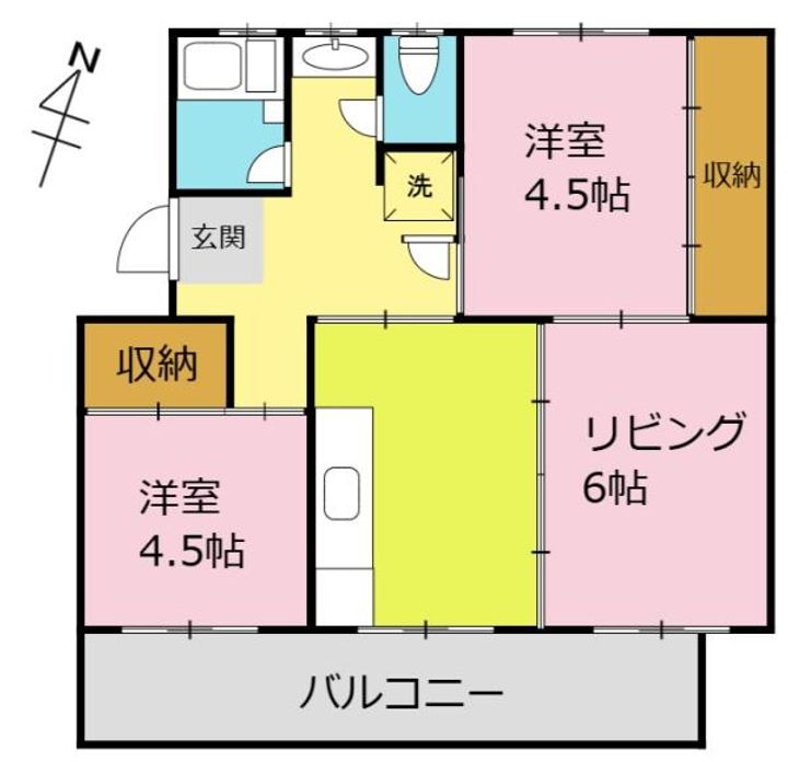 小金原団地7-1街区3号棟の間取り