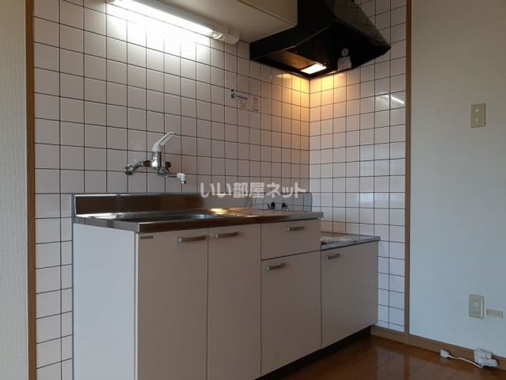 栃木県宇都宮市簗瀬3(マンション)の賃貸物件のキッチン