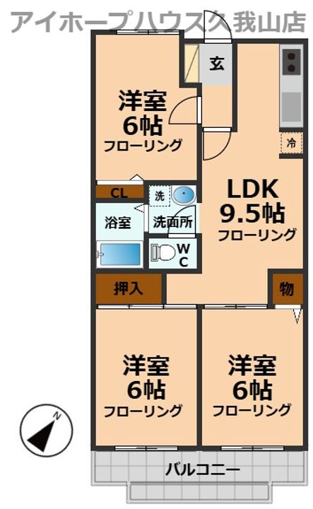 東京都杉並区宮前2(マンション)の賃貸物件の間取り