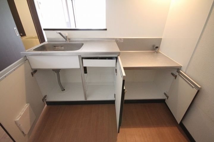 茨城県かすみがうら市下稲吉(一戸建)の賃貸物件のキッチン