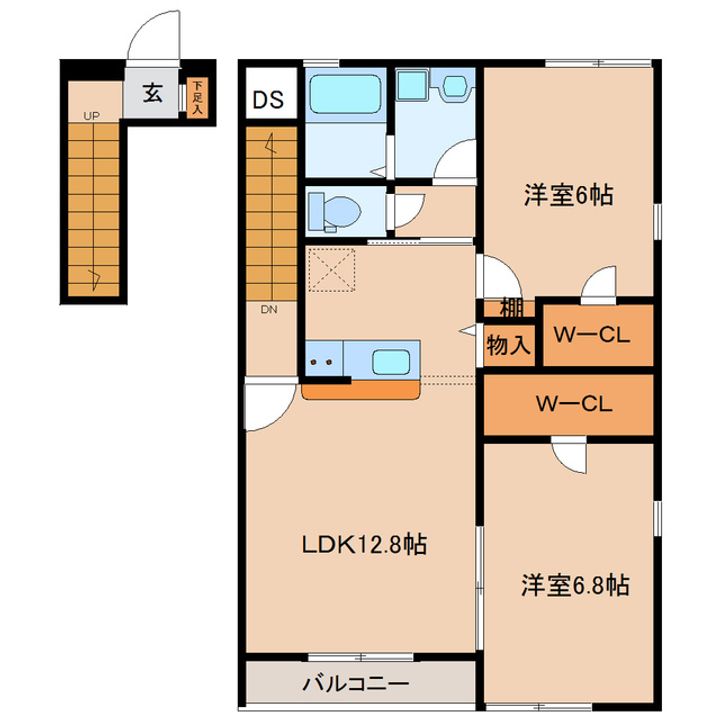 サニードロップの間取り
