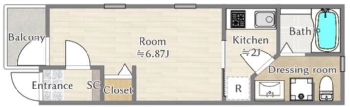 AbbeyGardenの間取り