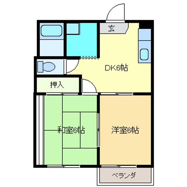 タウニィオーツ パート2の間取り