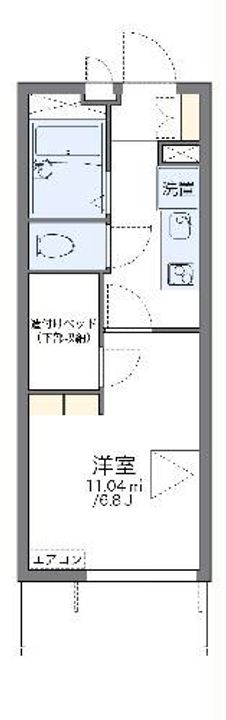静岡県浜松市中央区頭陀寺町(マンション)の賃貸物件の間取り