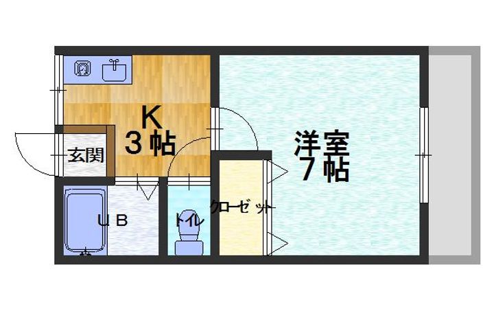 シティハイムもんりの間取り