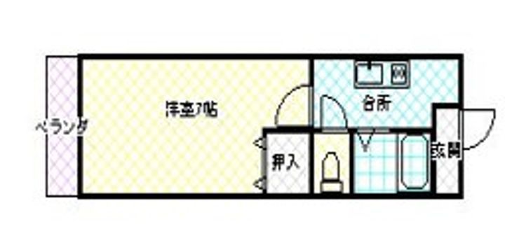 大野アパートの間取り