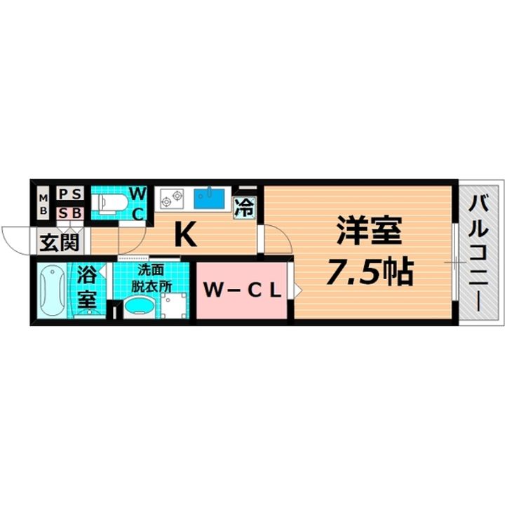 モンテリブロあさひの間取り