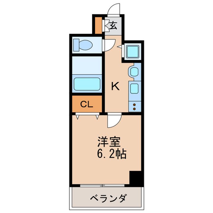 プレサンス泉シティアークの間取り