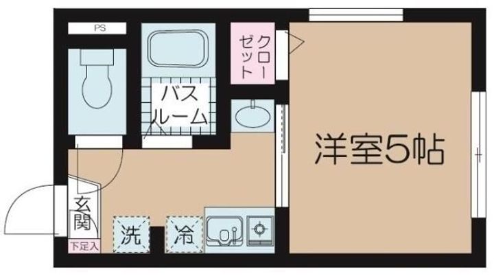 東京都中野区上鷺宮4(マンション)の賃貸物件の間取り
