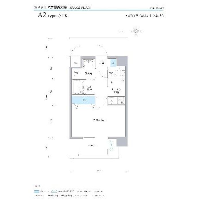 カスタリア京都西大路の間取り