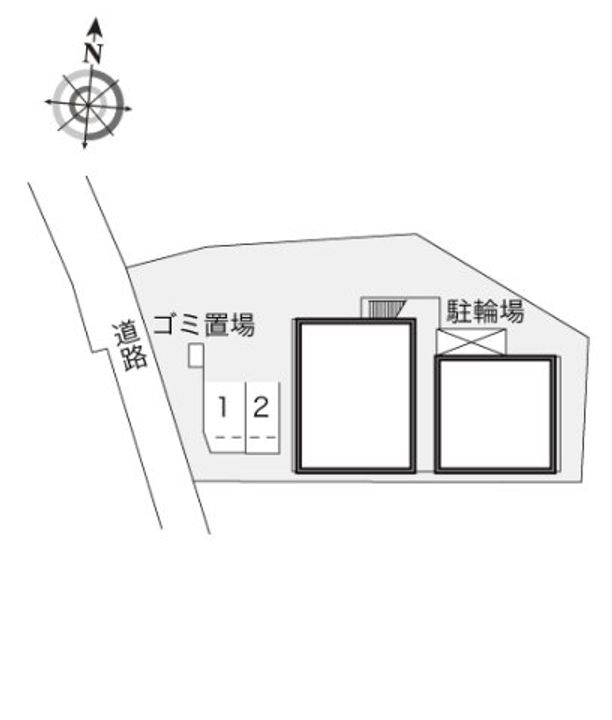 レオパレスリバートップの地図