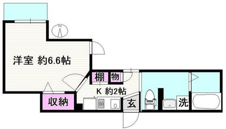 ウェルスクエア東蒲田の間取り