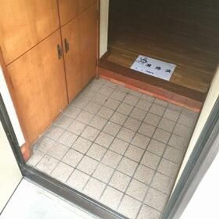 堀川コーポの玄関