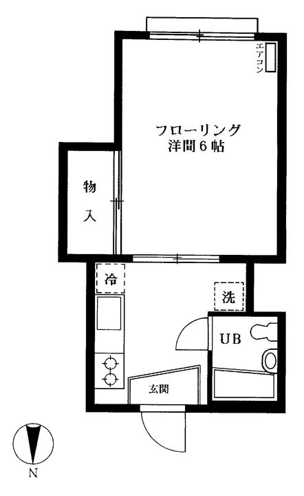 東京都世田谷区新町1(マンション)の賃貸物件の間取り