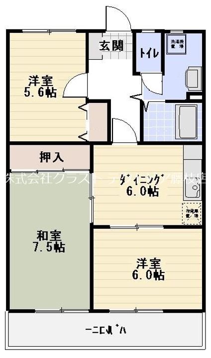 静岡県藤枝市高柳1(マンション)の賃貸物件の間取り