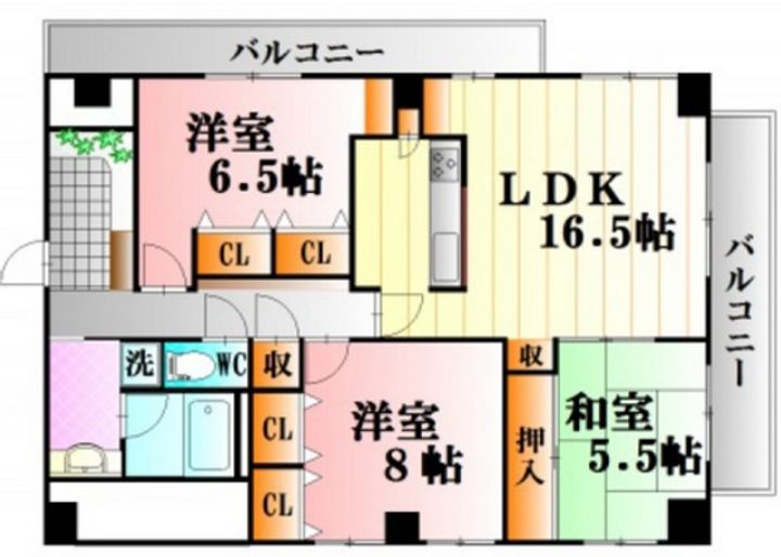 大和トラスト第5中山ビルの間取り