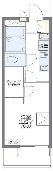 レオパレスレスト 清水の間取り