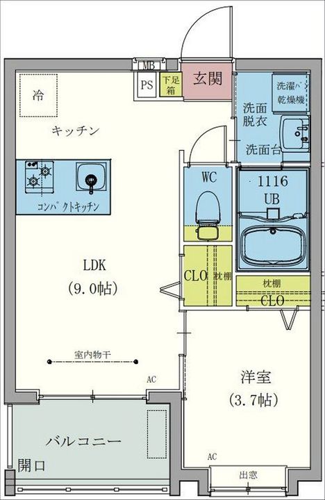 RADICAの間取り
