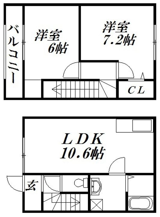 静岡県浜松市浜名区新原(一戸建)の賃貸物件の間取り