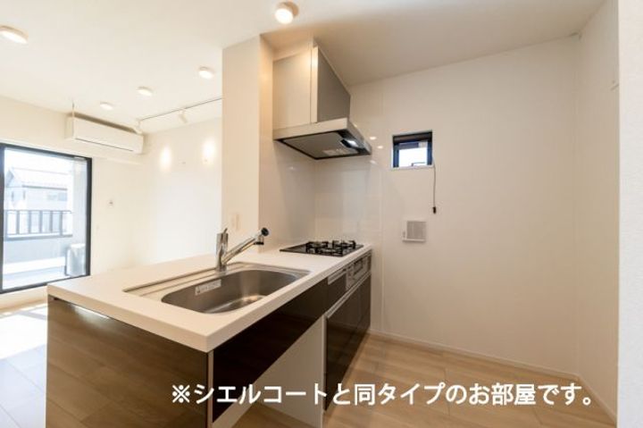 群馬県高崎市飯塚町(アパート)の賃貸物件のキッチン