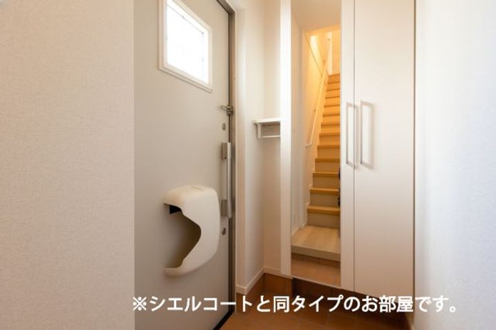 群馬県高崎市飯塚町(アパート)の賃貸物件の玄関