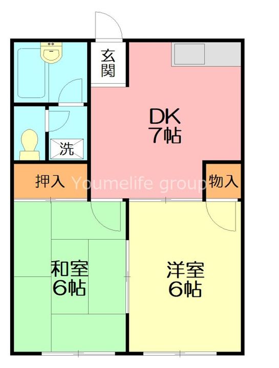 神奈川県横浜市戸塚区平戸3(マンション)の賃貸物件の間取り