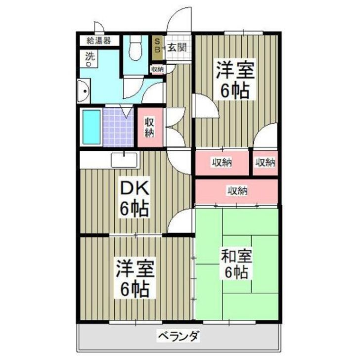 佐藤マンションの間取り