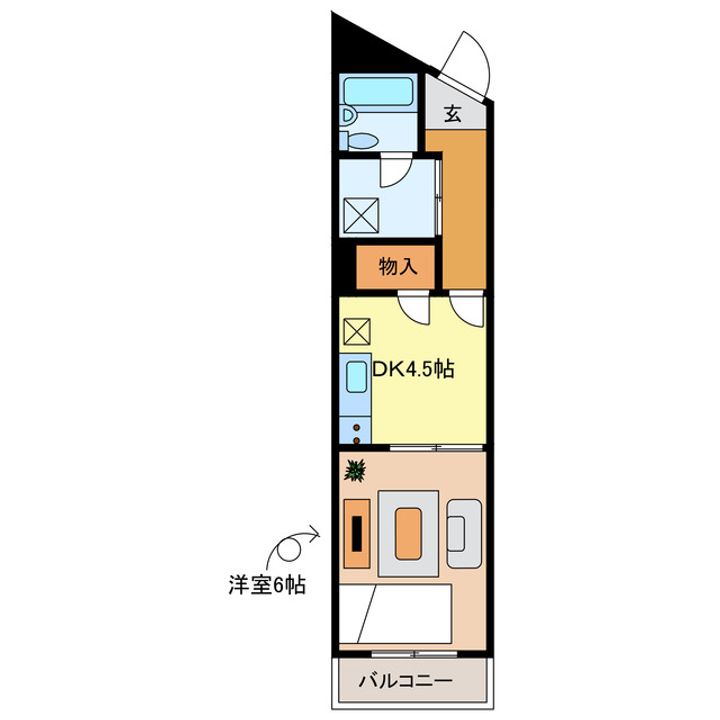 オーク竜禅寺の間取り