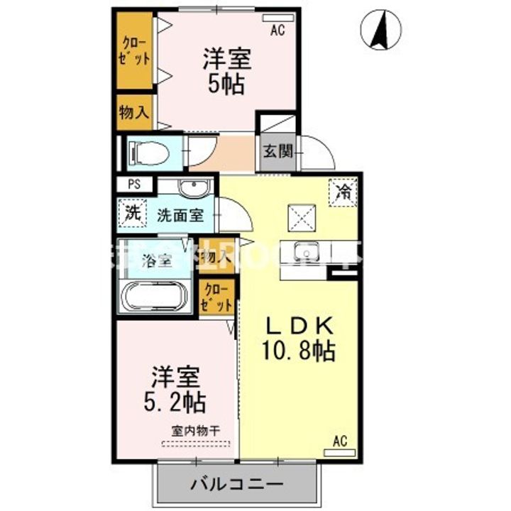 ブライトコート花繰の間取り