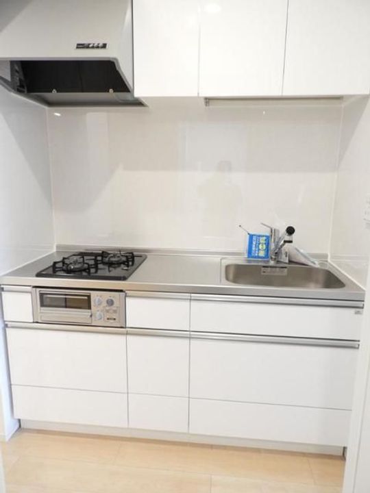 広島県広島市佐伯区五日市中央7(マンション)の賃貸物件のキッチン
