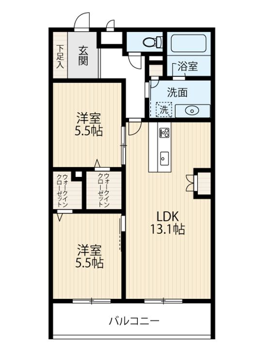 グラン シャテーヌの間取り