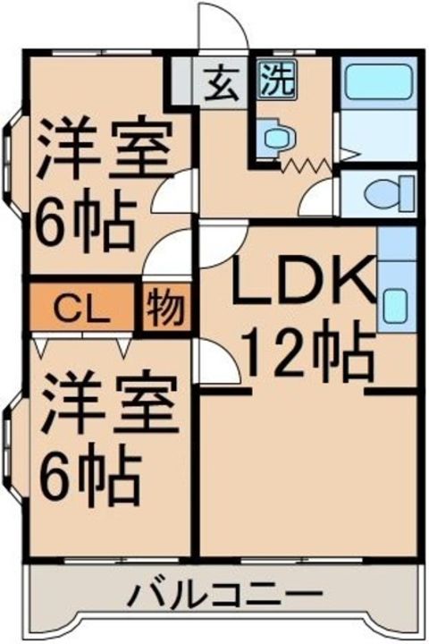 CASA MIRA 1の間取り