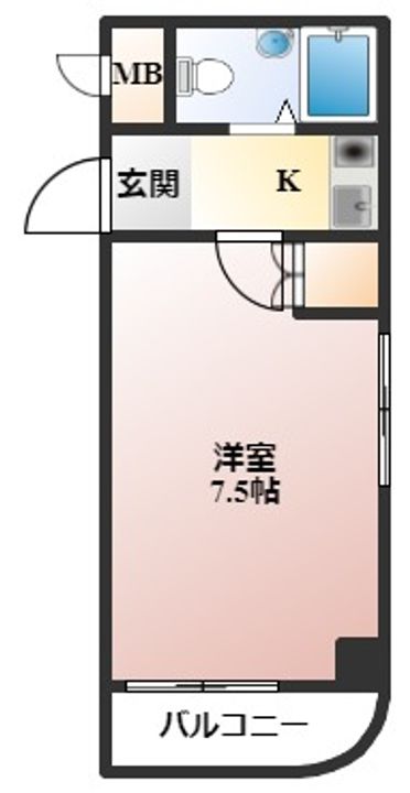 AIROSE豊中の間取り