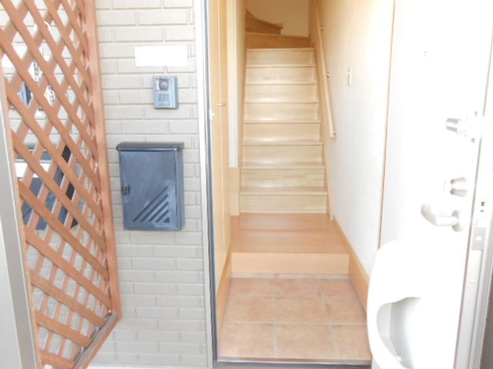 アクシスコート.Bの玄関