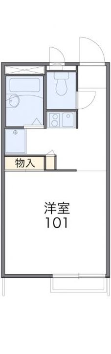レオパレスコルヌイエの間取り