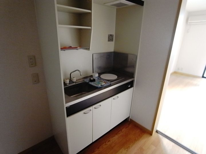 岡山県倉敷市粒浦(アパート)の賃貸物件のキッチン