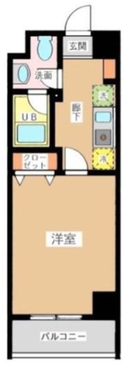 千葉県船橋市湊町2(マンション)の賃貸物件の間取り