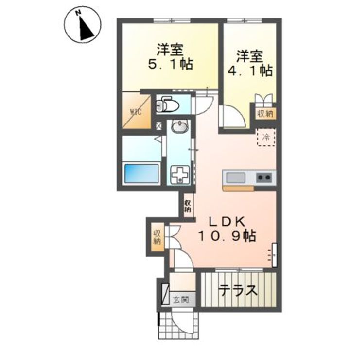 新築)パドレ ムールトメスクの間取り