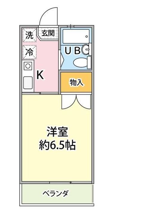 神奈川県横浜市旭区笹野台4(アパート)の賃貸物件の間取り