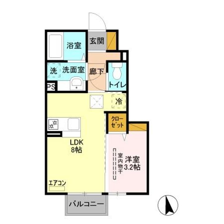 クリンゲル/クロシェット クロシェットの間取り