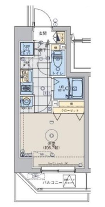 ベルグレードKS DUEの間取り