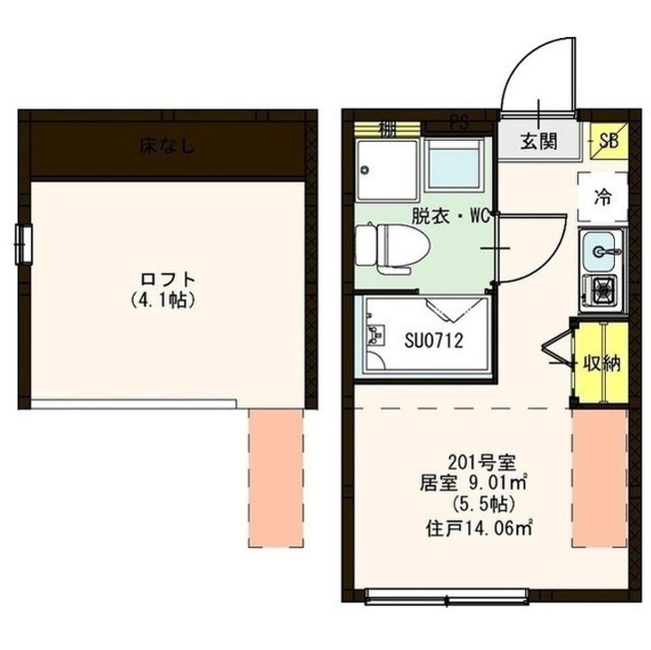 アジュール小岩の間取り