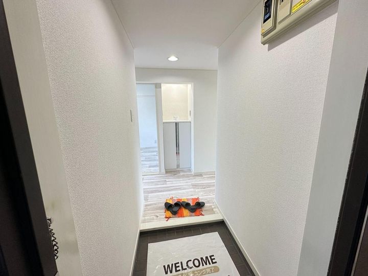 ニューハイツ幸の玄関