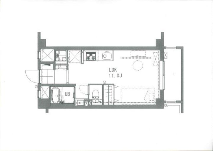 テングッド城西IIの間取り