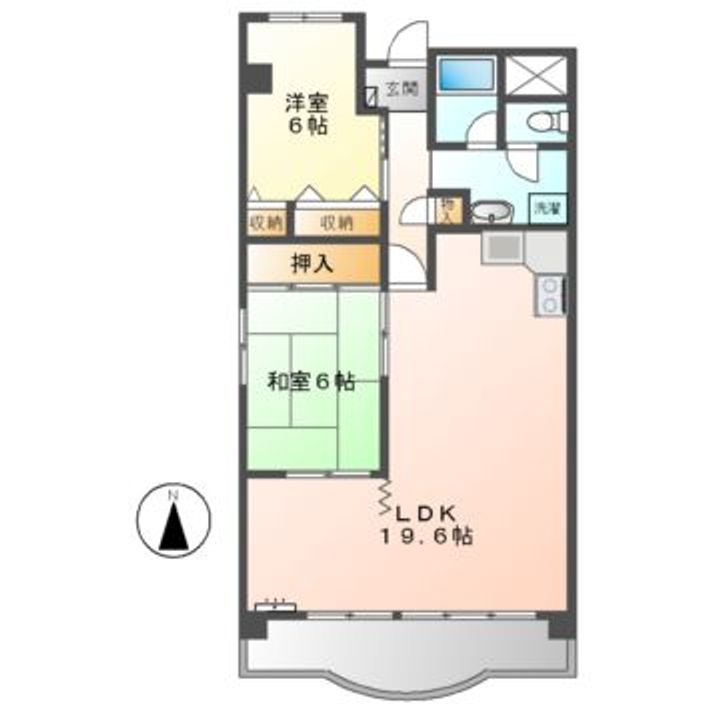 アンファミーユ西小路の間取り