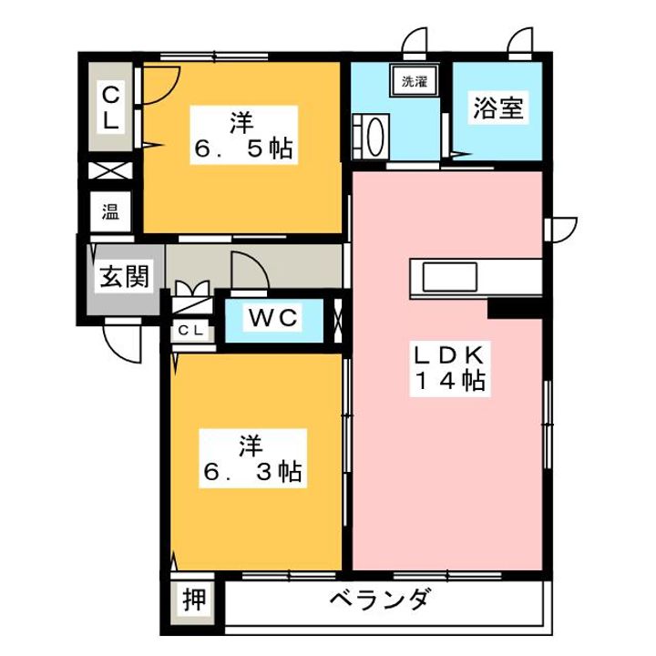 プレシャス ヒルズの間取り