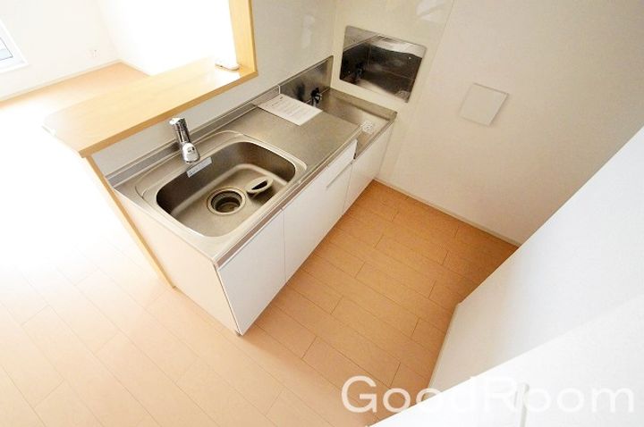 徳島県小松島市大林町字森ノ本(アパート)の賃貸物件のキッチン